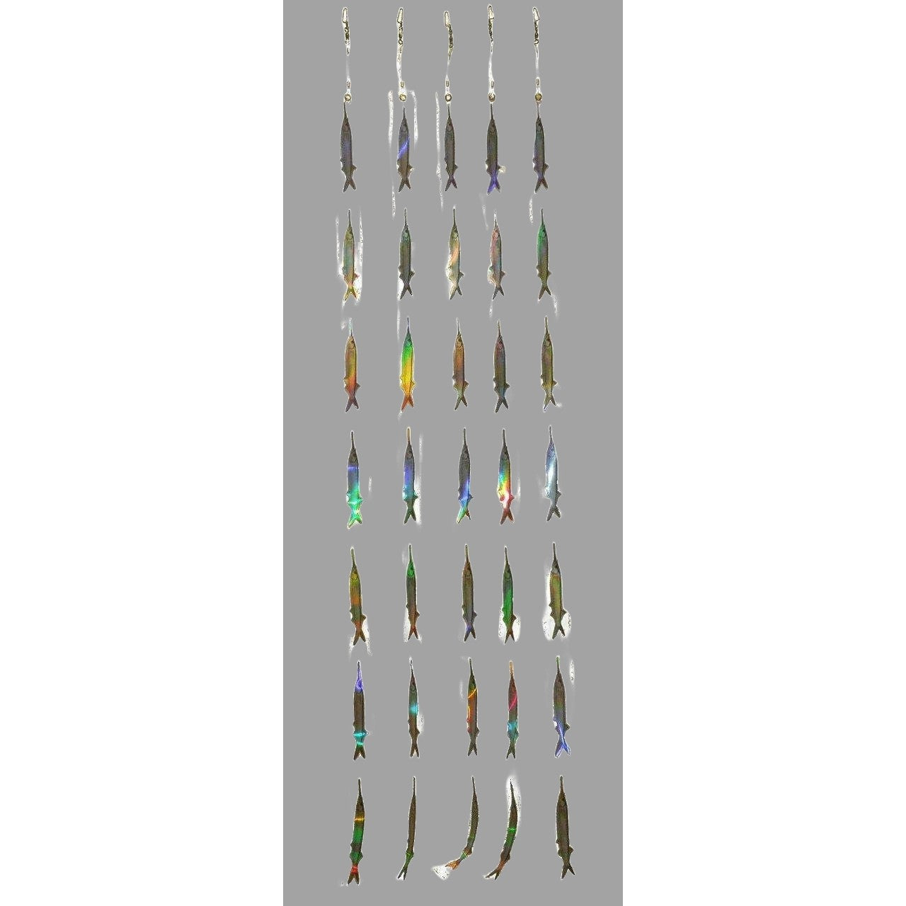 BallyhooDredgeStrips-7ReflectiveBaitFishTeasers(5Pack)