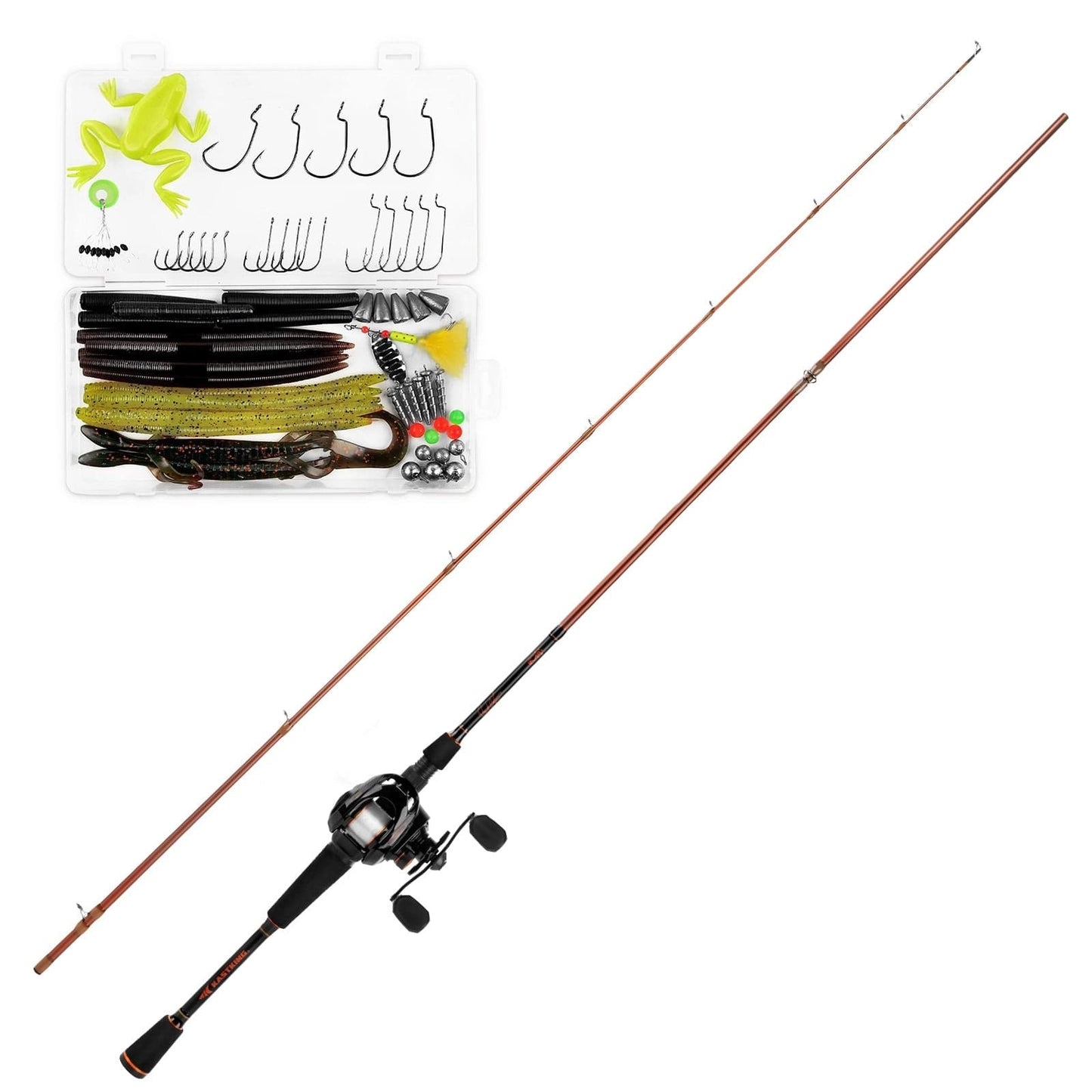 BrentChapmanBaitcasterRodandReelCombowithTackleKit