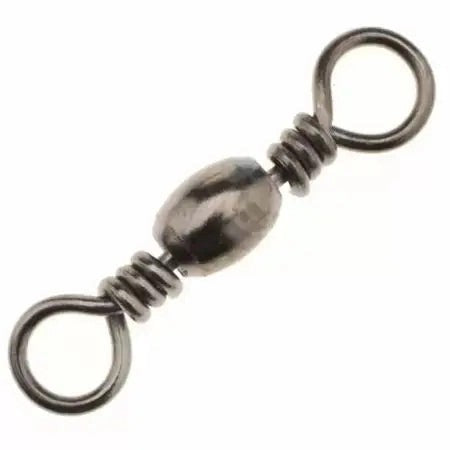 EagleClawBlackBarrelSwivelSize5-6pk