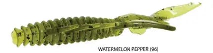 GeneLarew4.25"BiffleBug8pk-WatermelonPepper