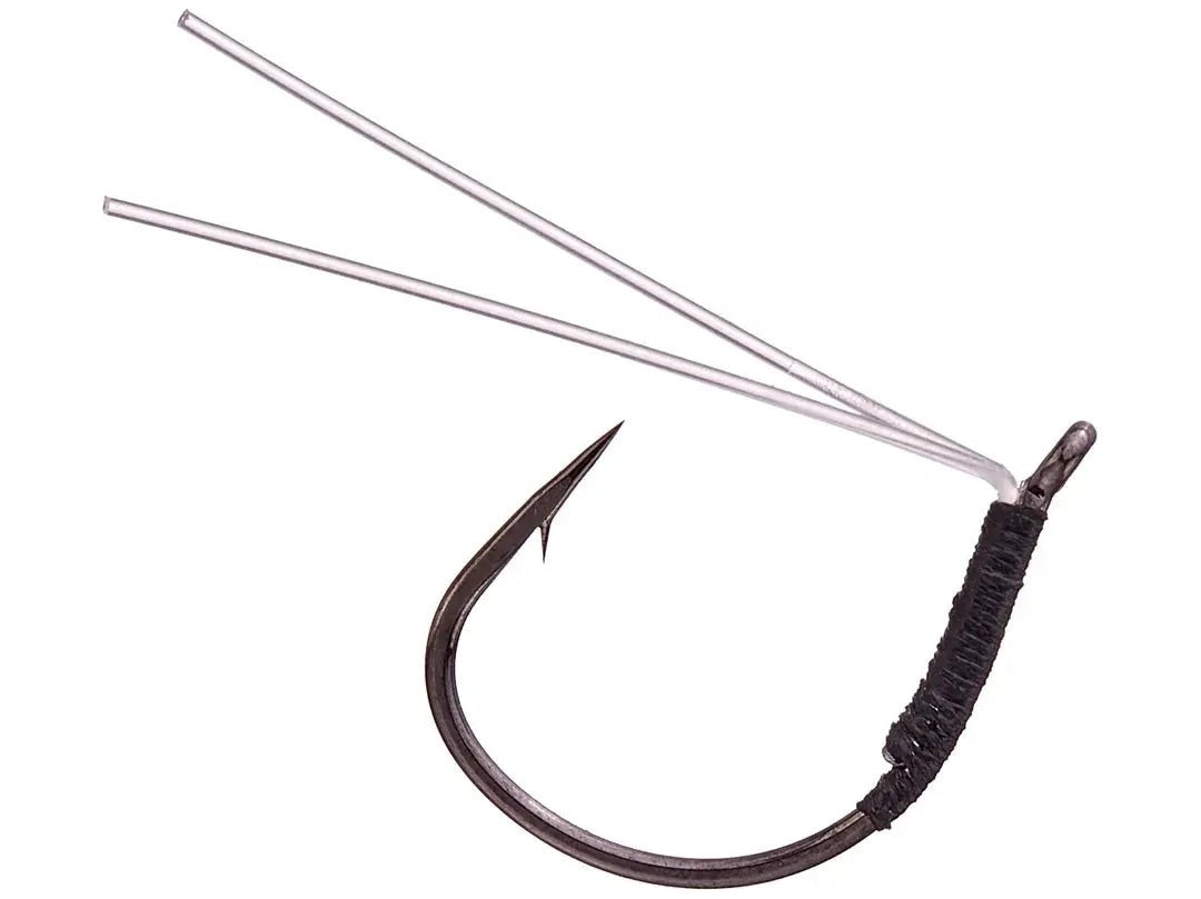 HayabusaFluorocarbonGuardWackyHook,2/0,BlackNickel-4pc