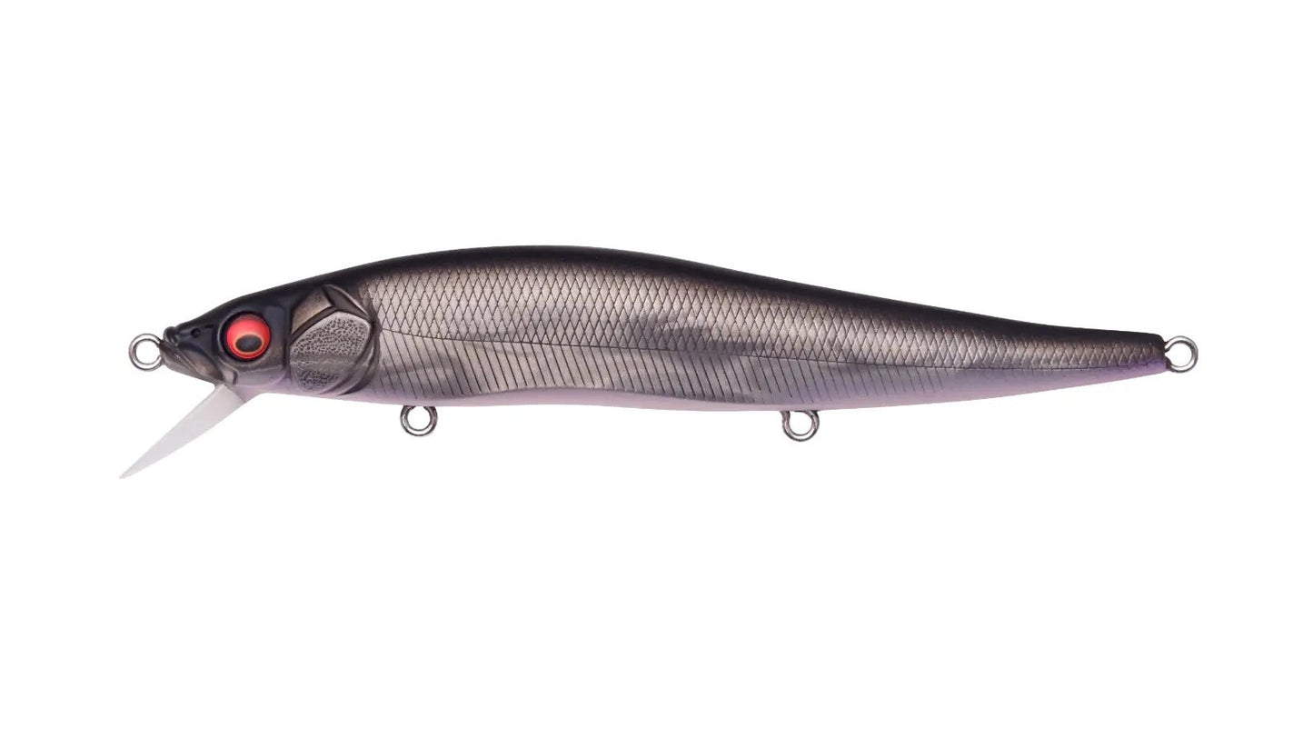 MegabassVision110Jerkbait-MatDeadlyBlack