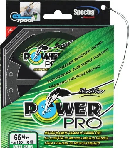 PowerProBraid65lb150ydsMossGreen