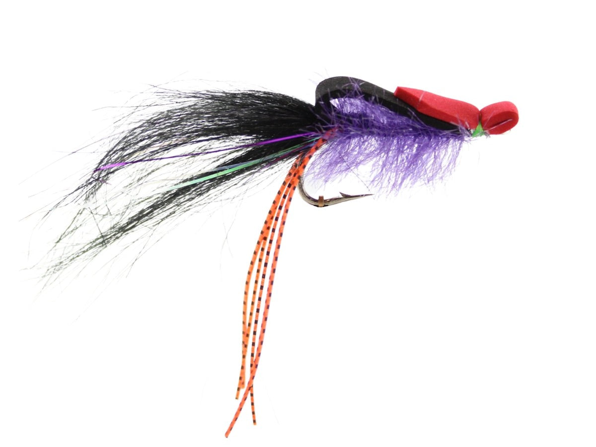 PurpleBlackandRedSaltwaterEPFoamFly