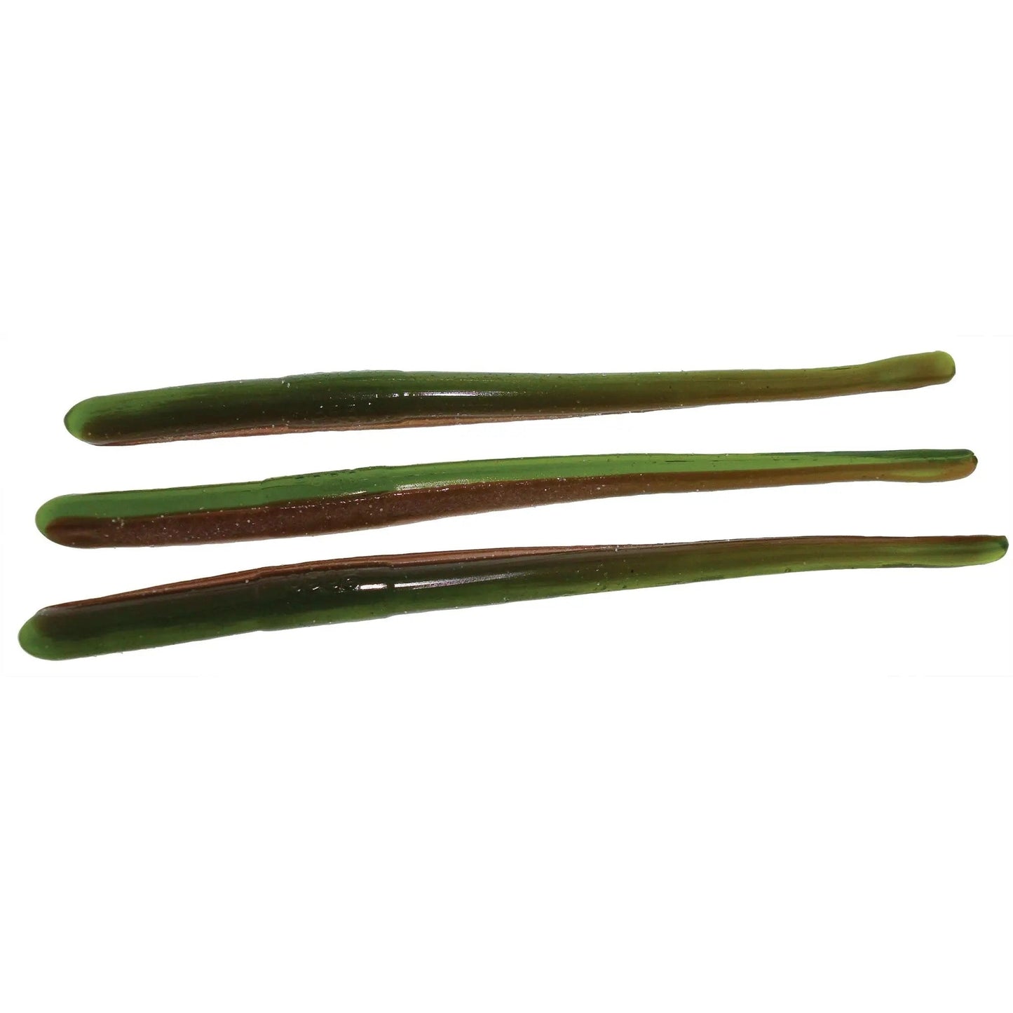 RobowormStraightTailWorm4.5''-GreenWeenie10pk