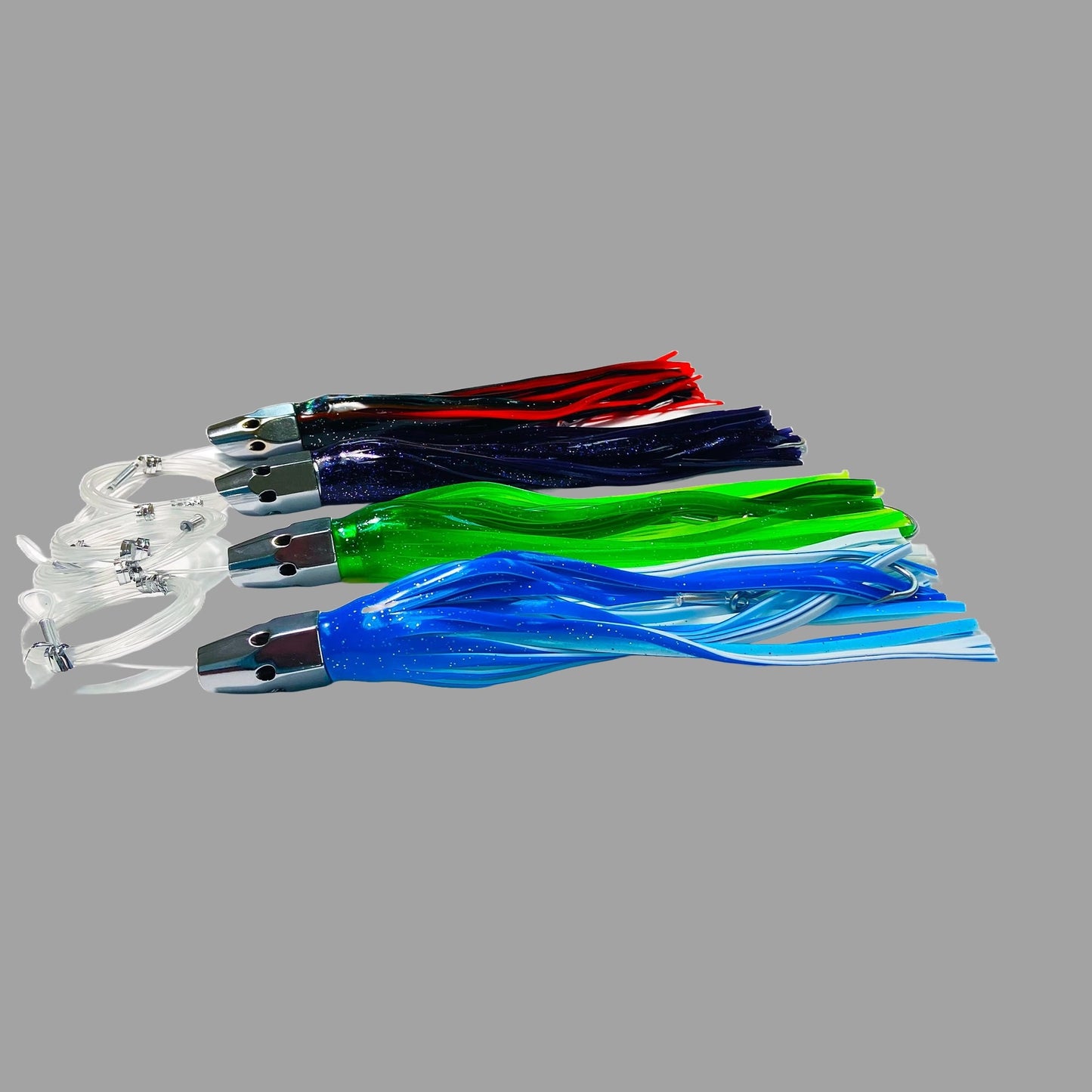 SlantHeadTrollingLuresVariety4Pack-Medium,AssortedColors
