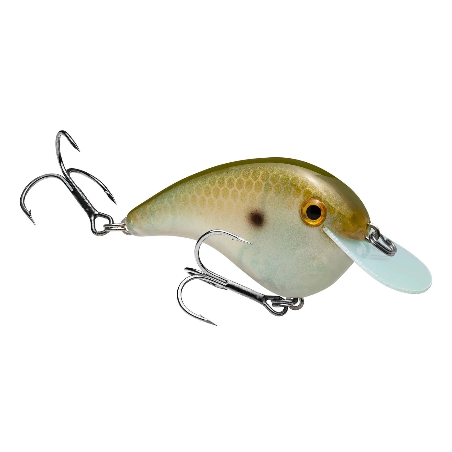 StrikeKingChickMagnetJrFlatSideCrankbait-GreenGizzardShad
