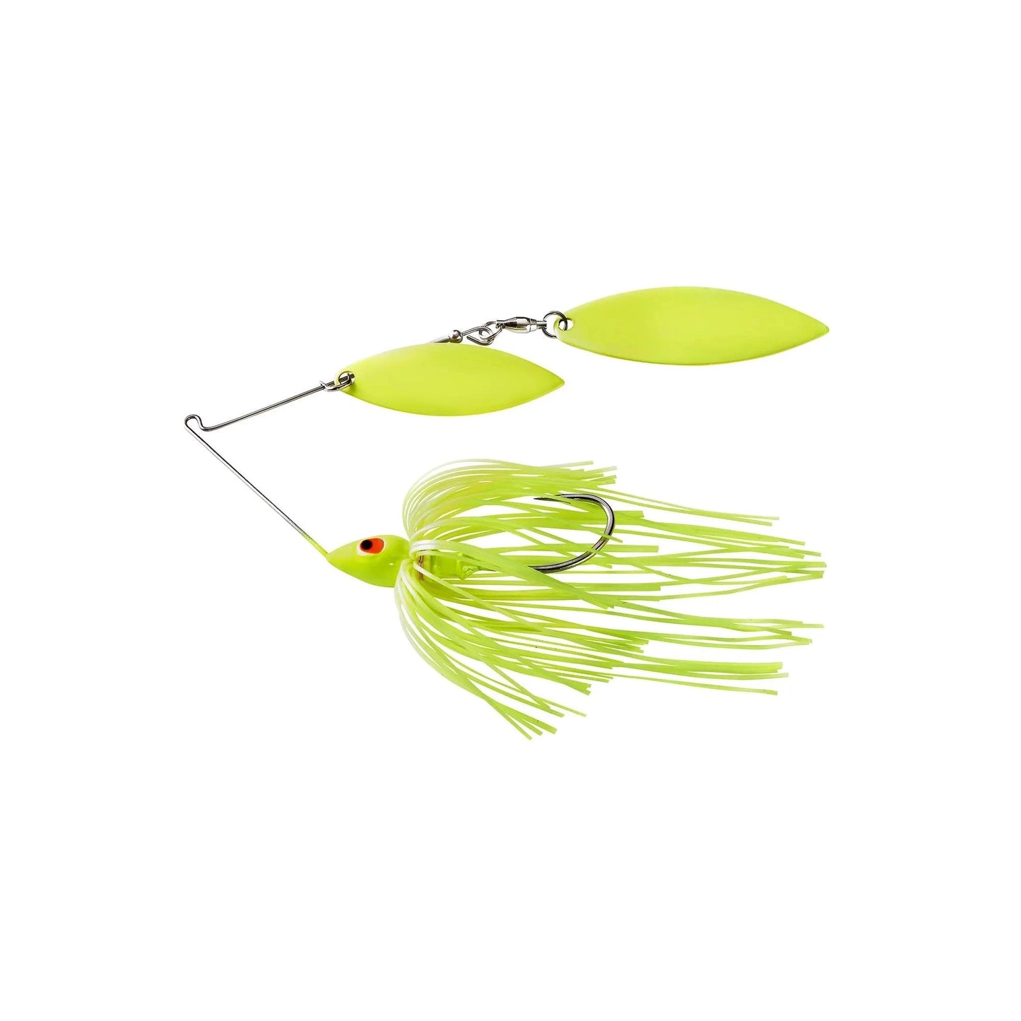 WarEaglePaintedSpinnerbaitDoubleDoubleWillow-1/2ozChartreuse