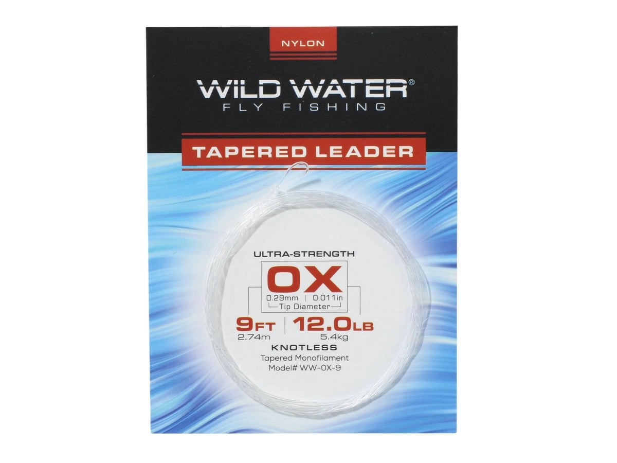 0XTaperedNylonMonofilamentLeader9'|6Pack