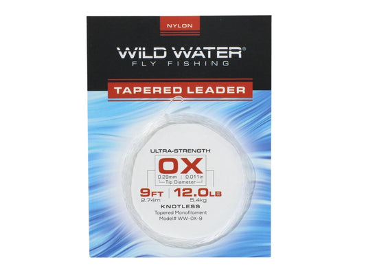 0XTaperedNylonMonofilamentLeader9'|6Pack