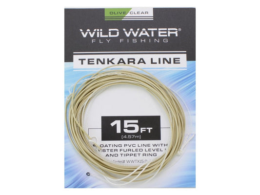 15'OlivePVCTenkaraLinewithFurledLevelLine|FlyFishing