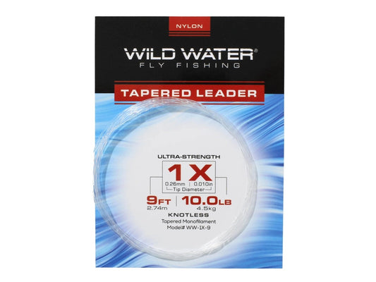 1XTaperedNylonMonofilamentLeader9'|6Pack