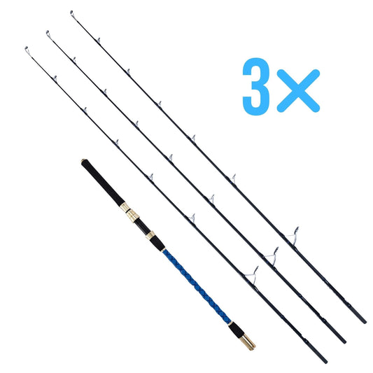2piece-Spinningrodsetwith3differentsizeblanks.Onesetforallyourfishingneedscollaboratedwith@MarksGoneFishing