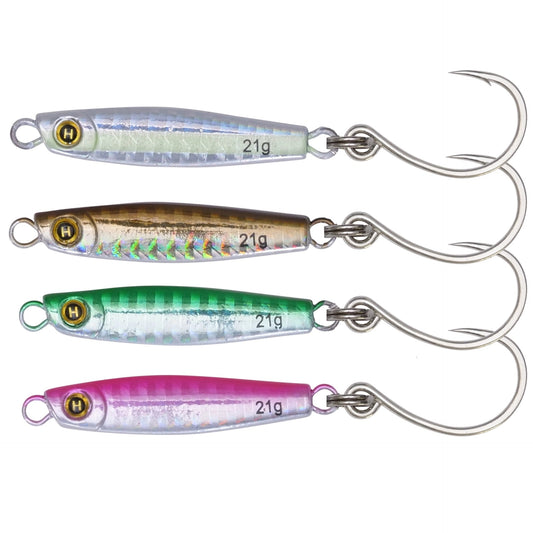3/4oz(2")HeavyMinnowJigBundle(4pc)