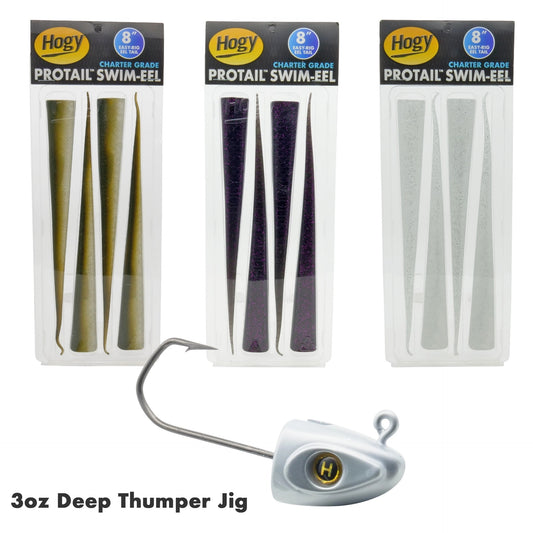 3ozDeepThumper8inchSwimEelBundle(13pc)