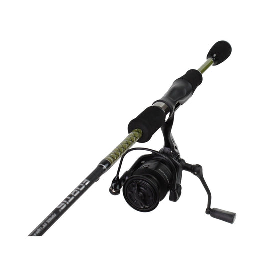 4'8"UltraLightActionSpinningRodandReelPackage1PieceFiberglass/GraphiteSpinningRod|1000SpinningReel|FORTIS