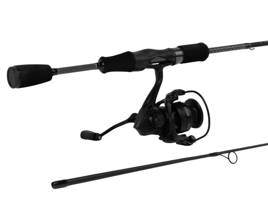 5'6"LightActionSpinningRodandReelPackage2PieceFiberglass/GraphiteSpinningRod|2000SpinningReel|FORTIS
