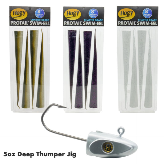 5ozDeepThumper8inchSwimEelBundle(13pc)