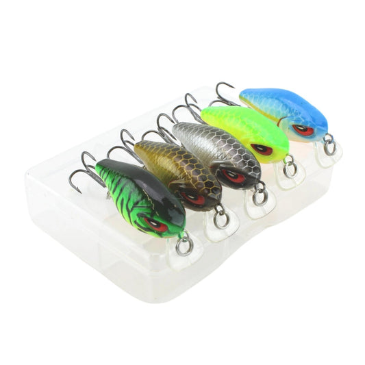 5pcMiniCrankbaitAssortment1.375"Long|Floating|FORTIS