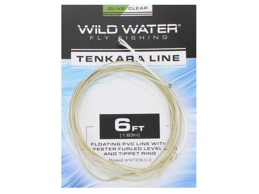 6'OlivePVCTenkaraLinewithFurledLevelLine|FlyFishing