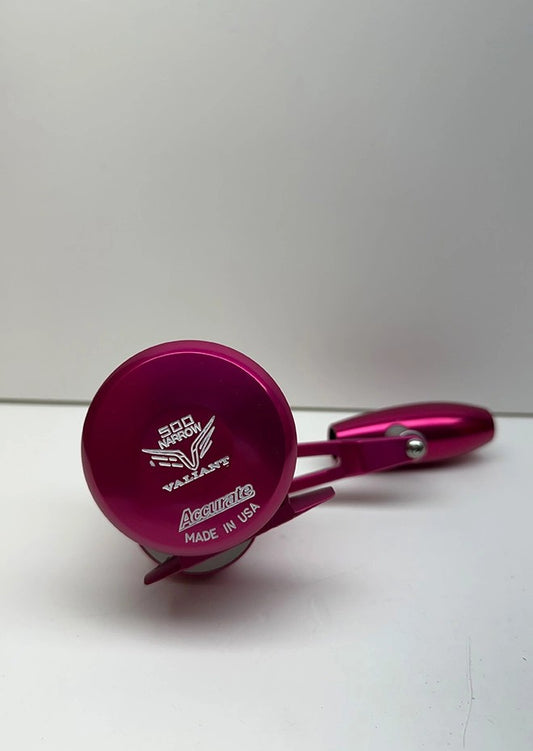 AccurateValiant500NarrowSlowPitchJiggingReel-LimitedHotPink
