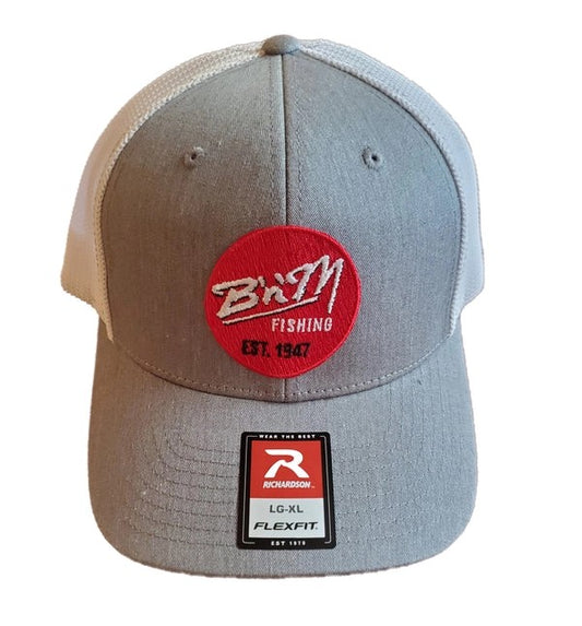 B'n'MGray/WhiteMedallionHat1review