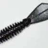 BeaverBottomBaitsCrappieJig-2"Voodoo(Black/SilverMultiFlk)10pk
