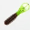 BeaverBottomBaitsCrappieJig-2"FriedOkra(Brown/Chart/BlackFlake)10pk