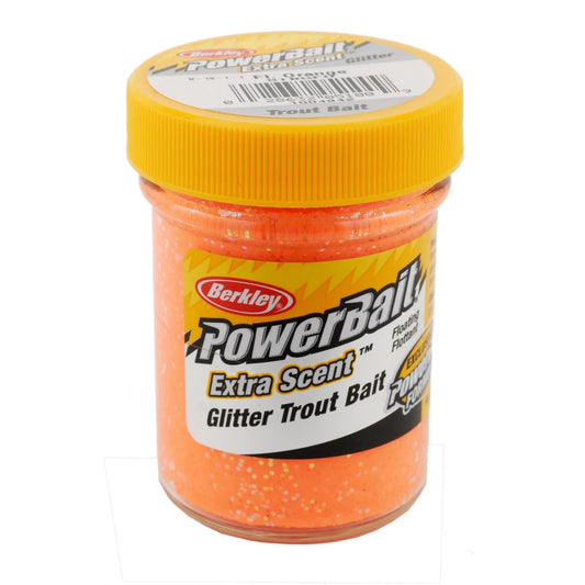 BerkleyGlitterTroutBaitFluorescentOrange