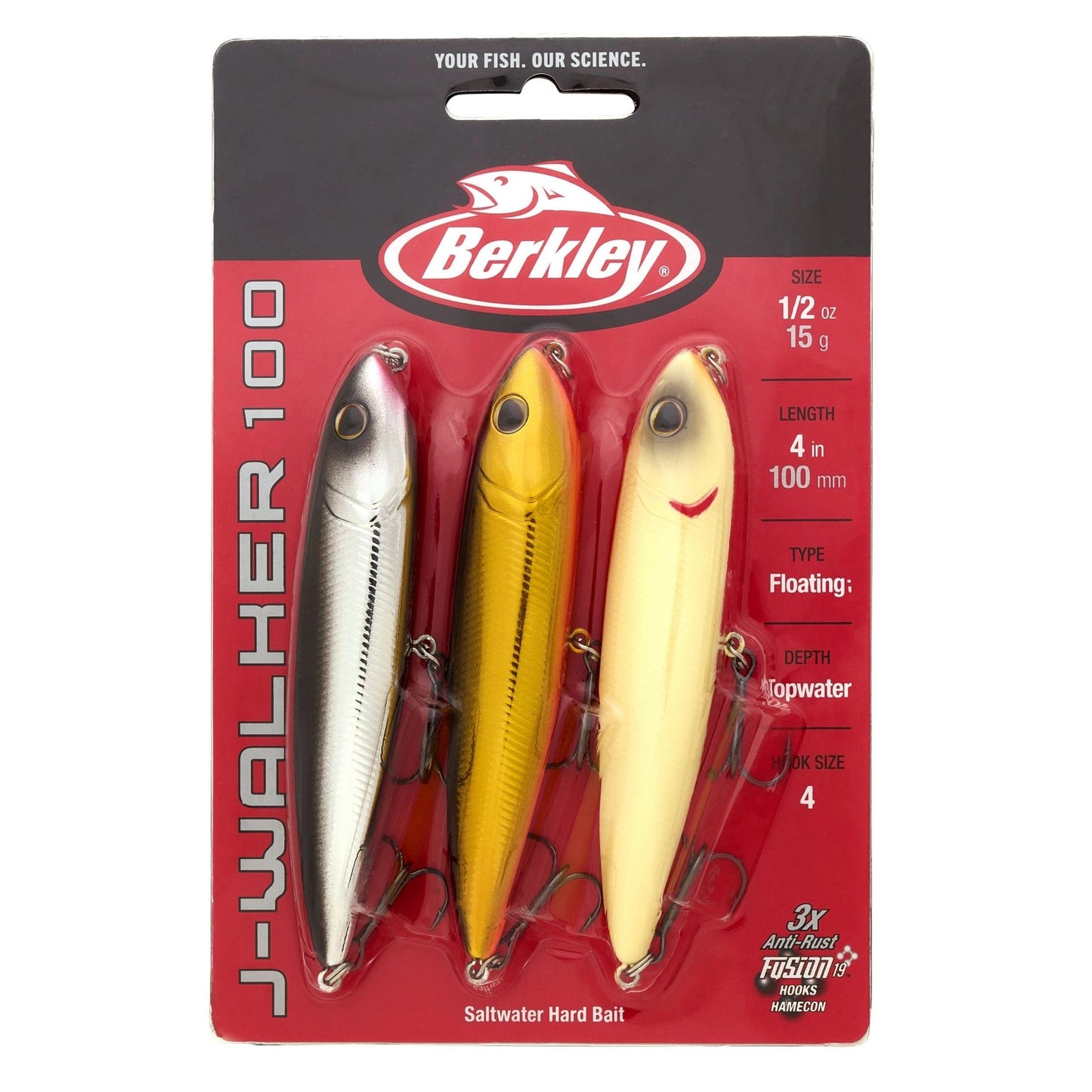 BerkleyJ-Walker100SaltwaterProPackKit