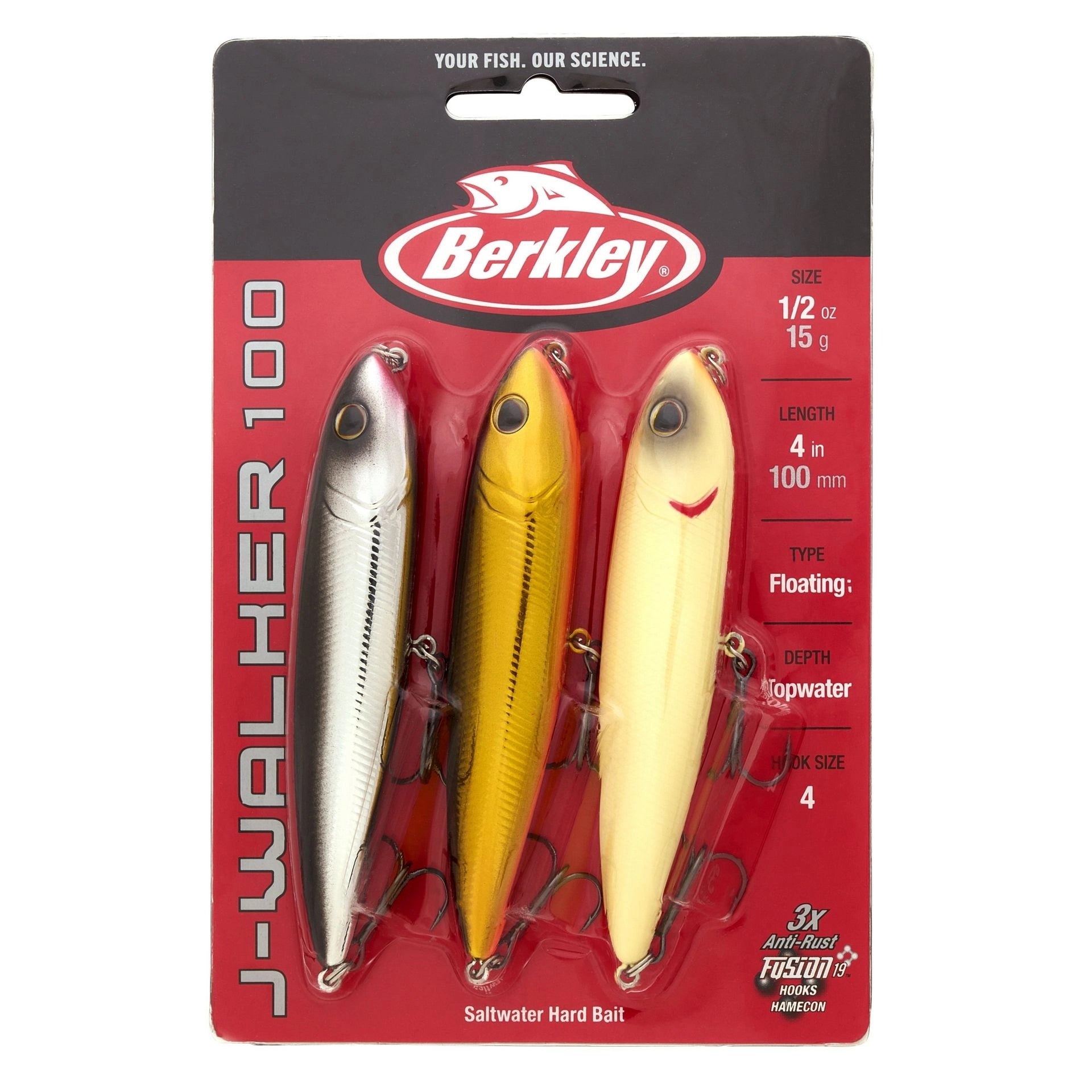 BerkleyJ-Walker100SaltwaterProPackKit