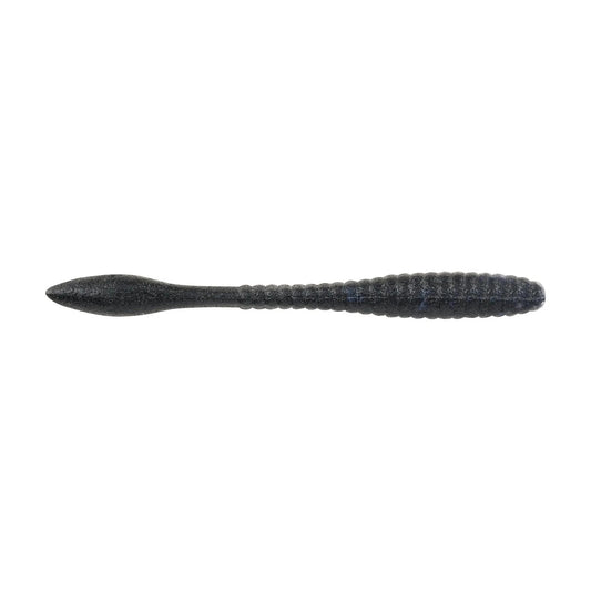 BerkleyPBMaxScentFlatWorm3.6''-BlackShiner10pk
