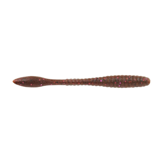 BerkleyPBMaxScentFlatWorm3.6''-CinnamonPurple10pk