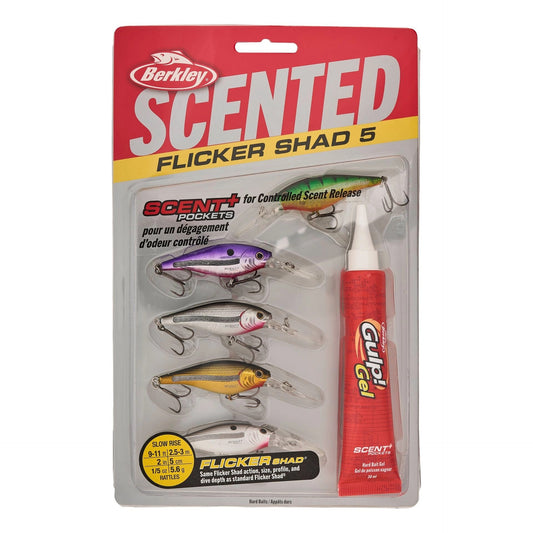 BerkleyScentedFlickerShad®BaitfishPack