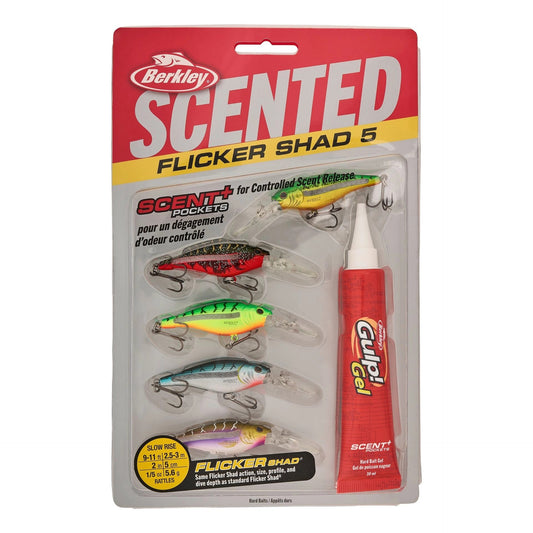 BerkleyScentedFlickerShad®TigerPack
