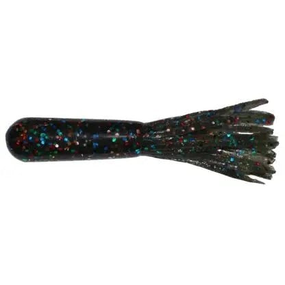 BigBiteBaitsSaltTube-3.5"SmokeGreen/RedFlake10pk