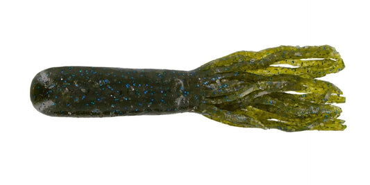 BigBiteBaitsTourTube-3.5"GreenPumpkin/BlueFlake10pk