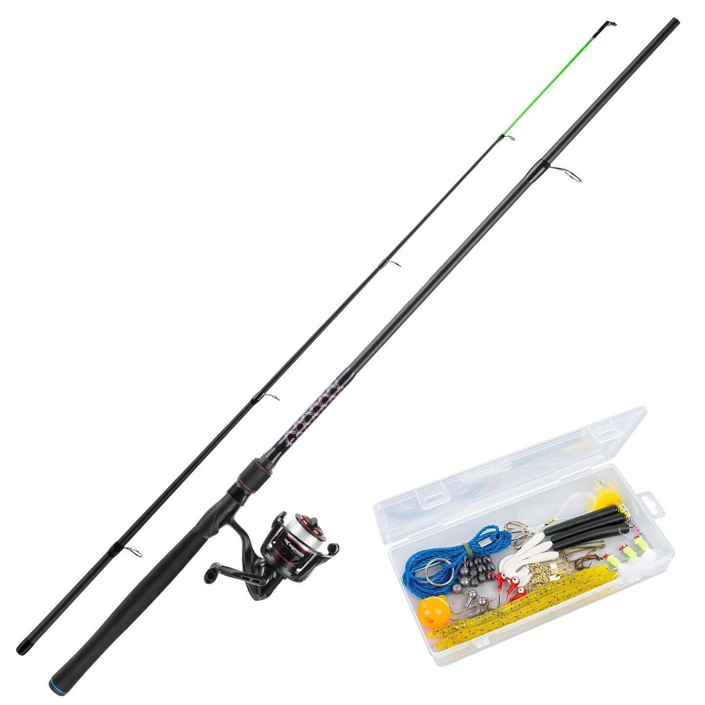 BrutusSpinningFishingRodandReelCombowithTackleKit