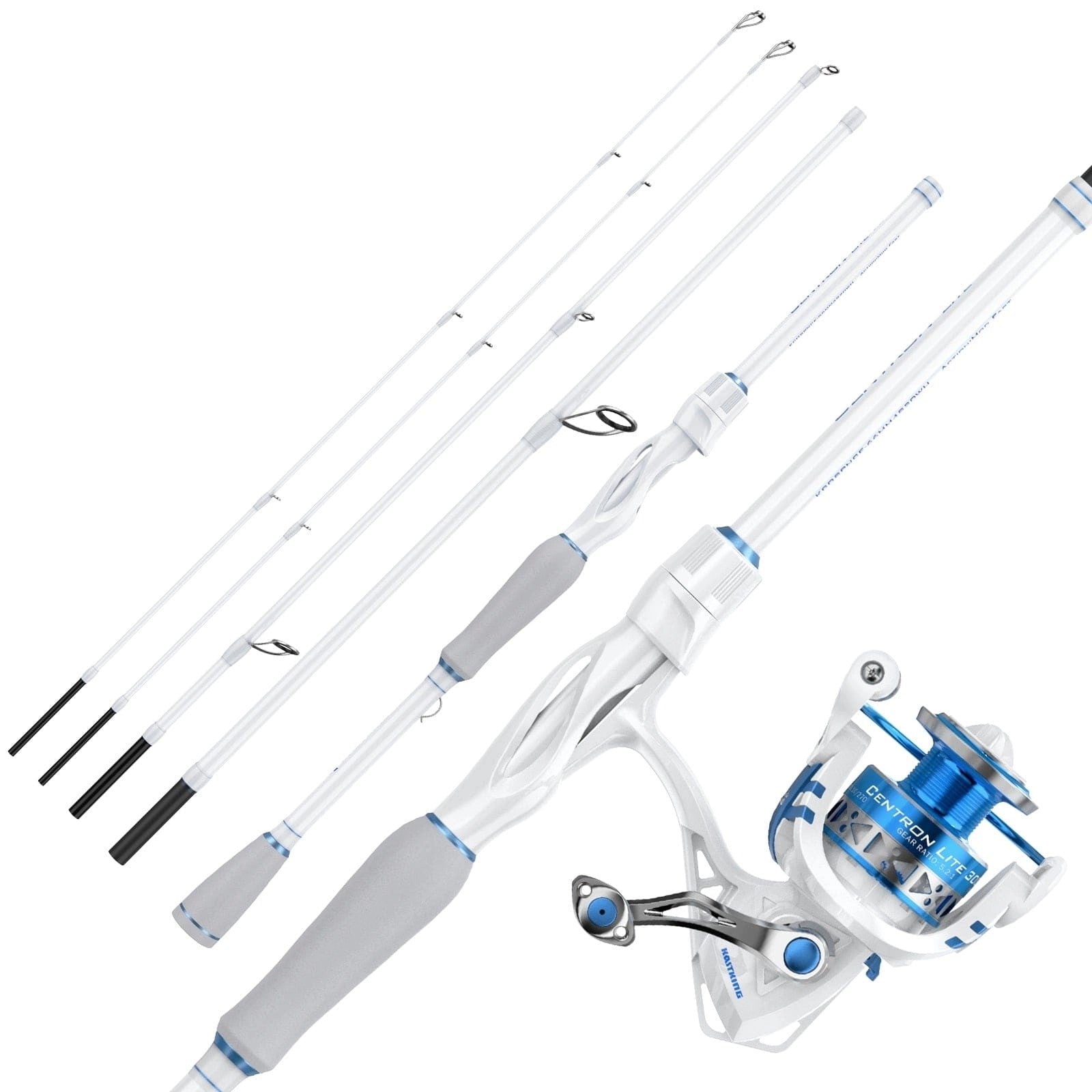 CentronLiteTravelSpinningFishingRodandReelCombo