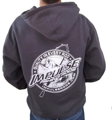 GreyZipUpHoodedSweatshirt
