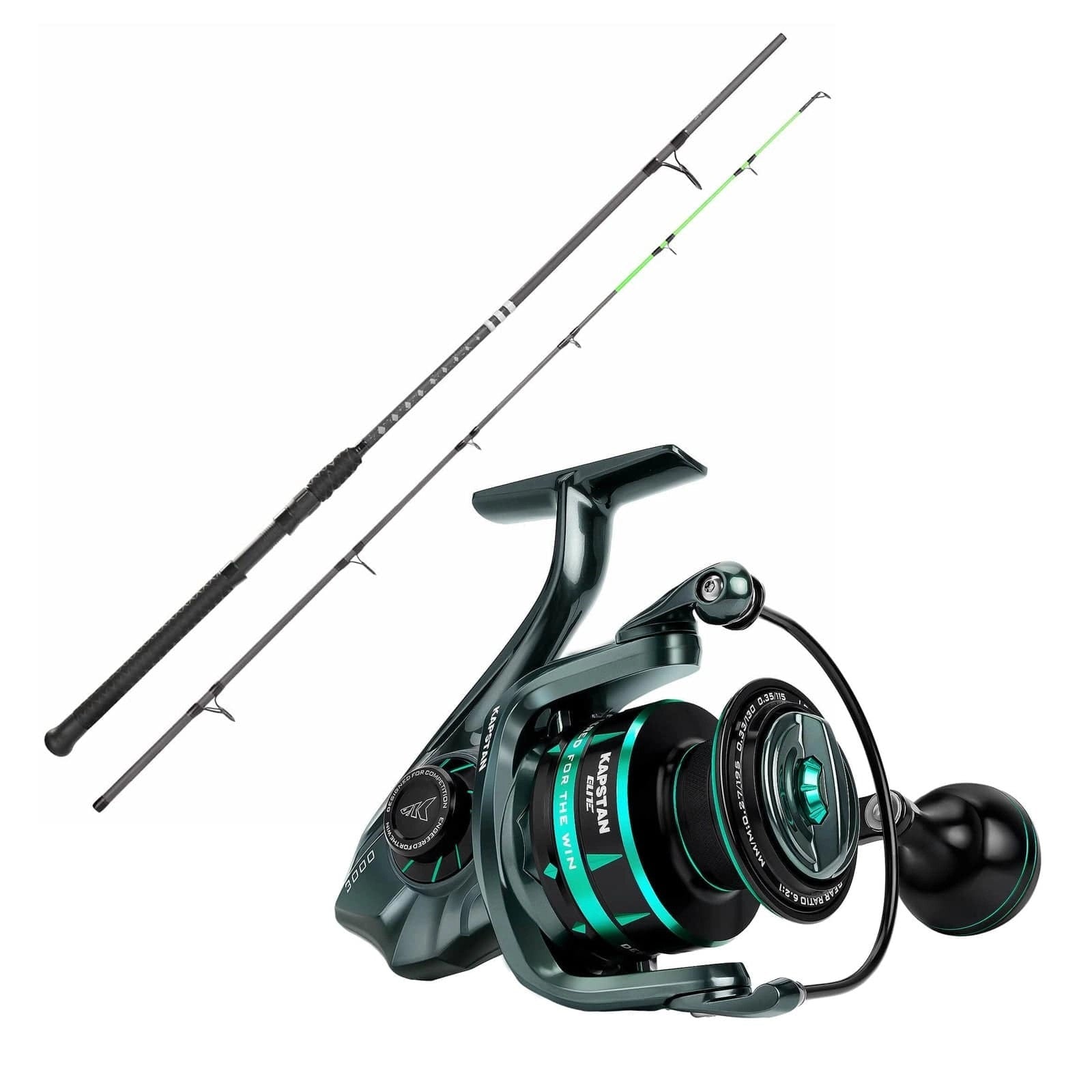 KapstanEliteHighSpeed&KongSaltwaterSpinningReelCombo