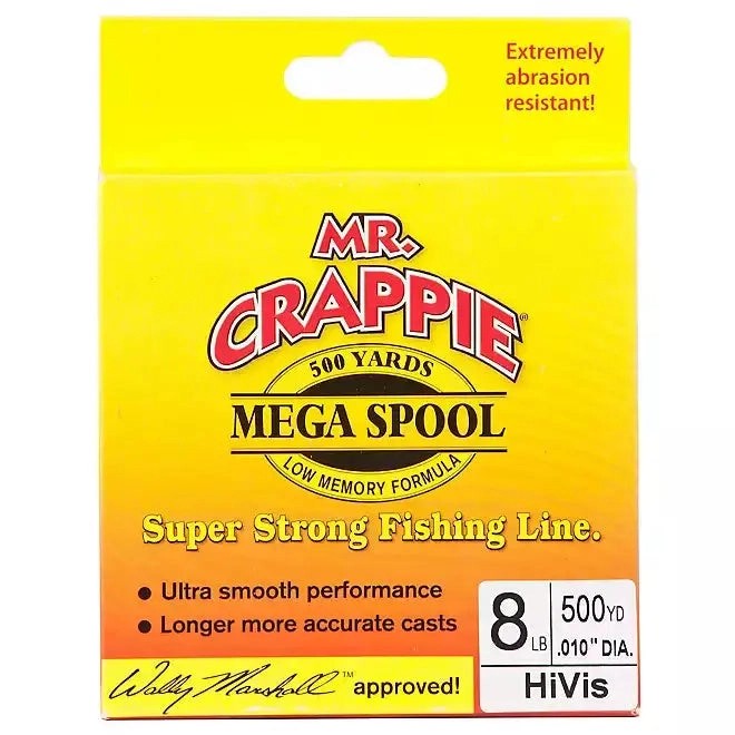 MrCrappieFillerSpool8lbHi-Vis