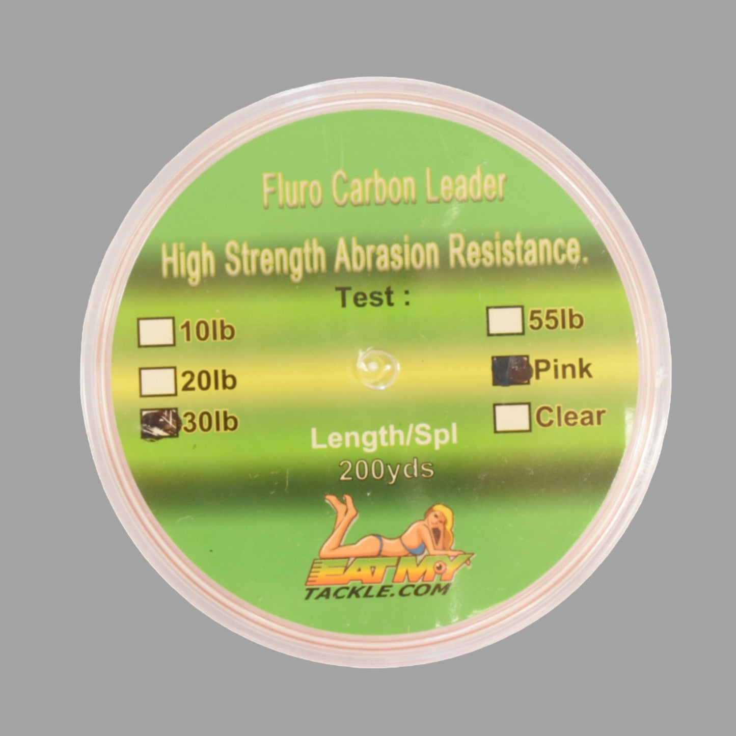 PinkFluorocarbonFishingLeader-200Yards|10,20,30,or55lbs.