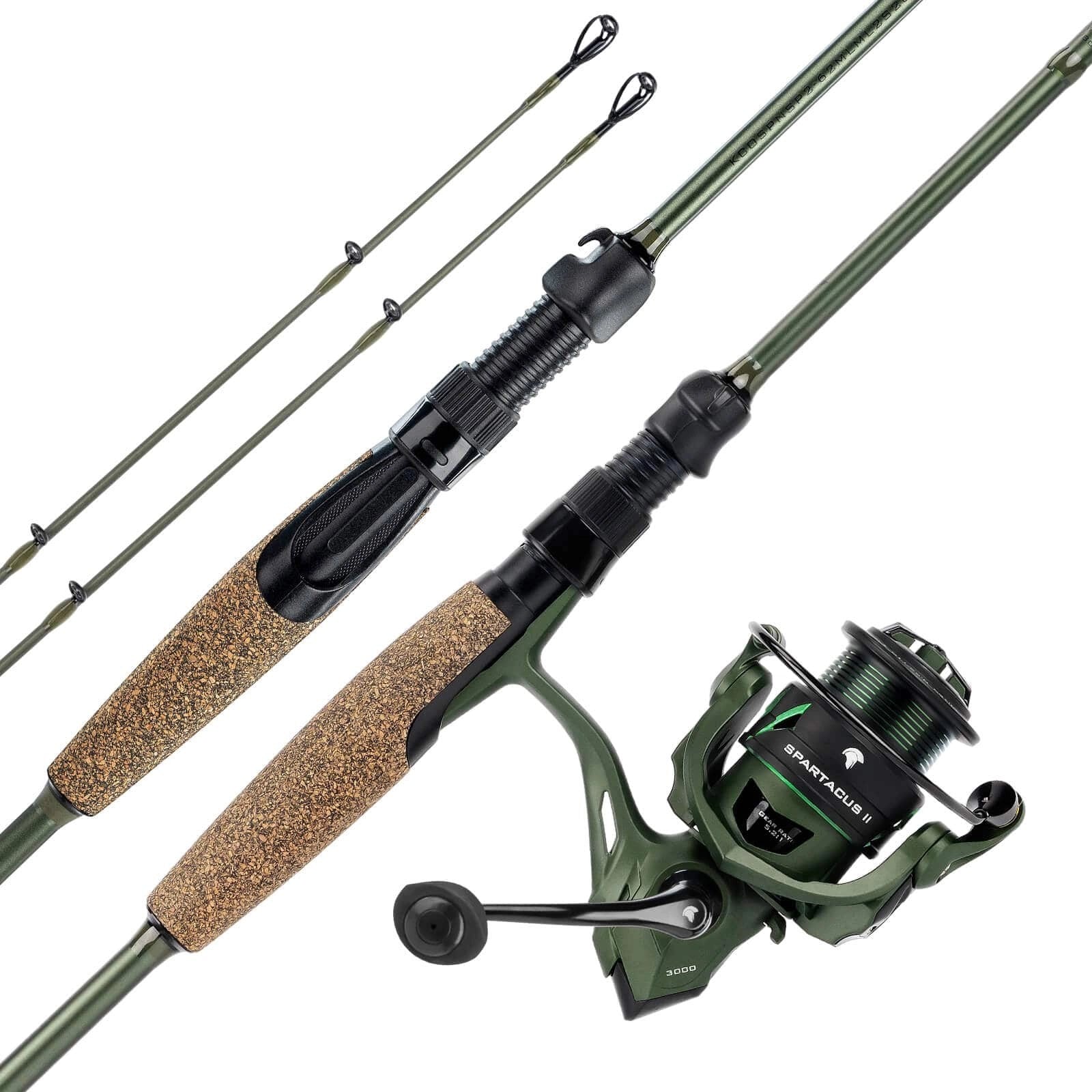 SpartacusIITwin-TipSpinningFishingRodandReelCombo