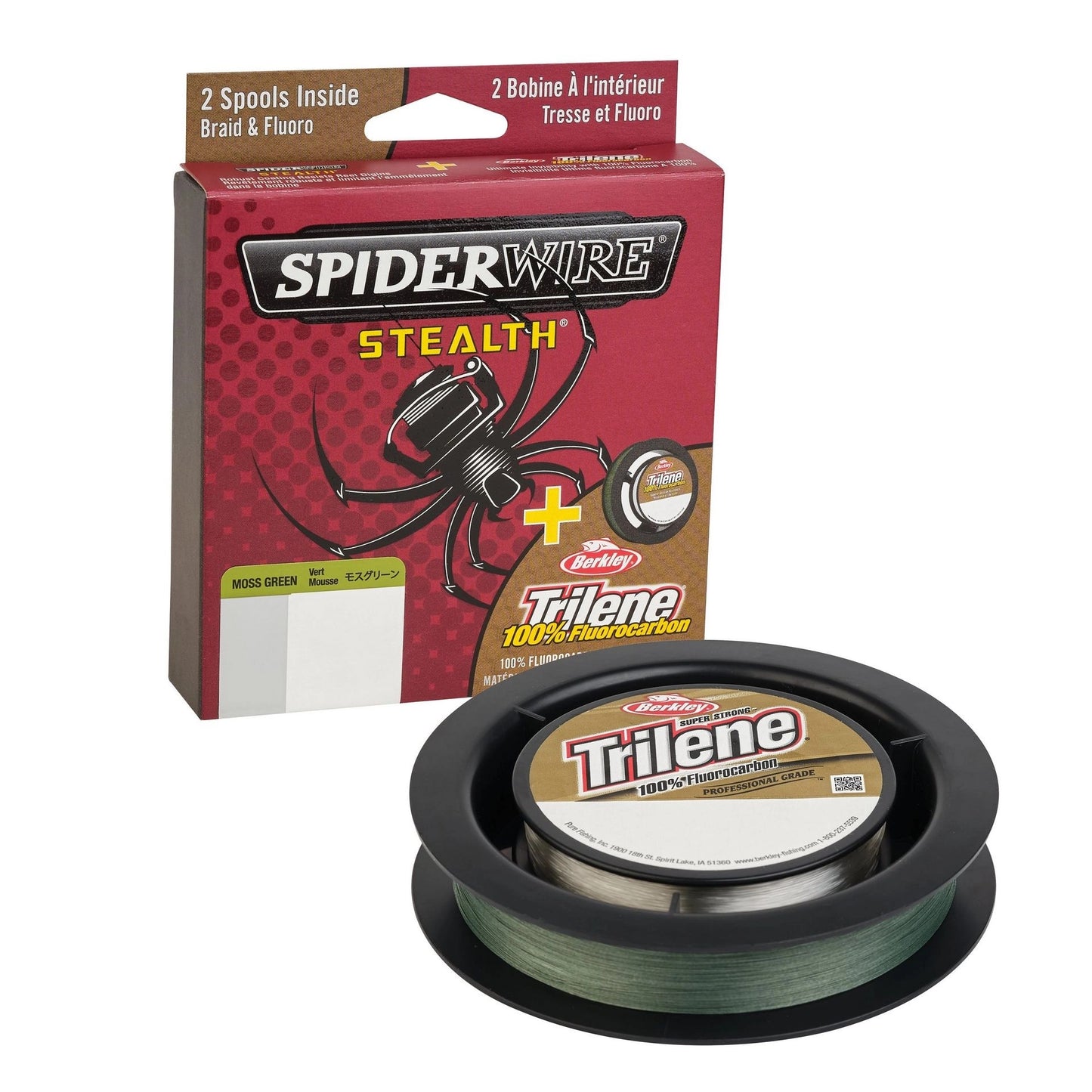 SpiderWireStealth®Trilene®100%FluorocarbonDual