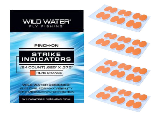 StrikeIndicatorsforFlyFishingBrightOrange|PinchonFoam|Packageof24