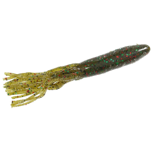 StrikeKingDennyBrauer'sFlip-N-Tube-GreenPumpkinRed/GreenFlake8pk