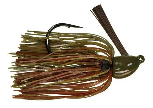 StrikeKingHackAttackHeavyCoverSwimJig1/2oz-GreenPumpkin