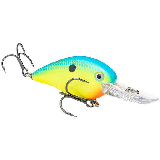 StrikeKingKVD1.5DeepDiverSquarebillCrankbait-PowderBlueBackChartreuse