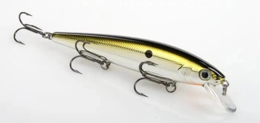 StrikeKingKVDJerkbait3003Hook-ChromeGoldBlack
